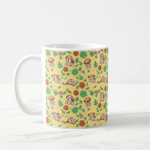 Tasse à café Beagle Été Floral Kawaii Amoureux des