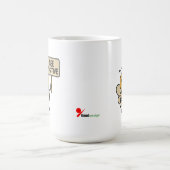 Tasse à café "BEE POSITIVE" | Slogan de bourdon mi (Centre)