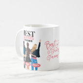 Tasse à café BFF Meilleures Amies Pour Toujours (Devant gauche)