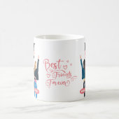 Tasse à café BFF Meilleures Amies Pour Toujours (Centre)