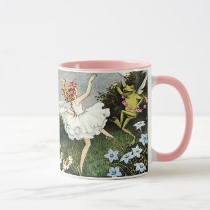 Tasse à café bicolore Fée magique dansante et Gren