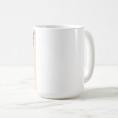 Tasse à café bicolore papillon (Devant droit)