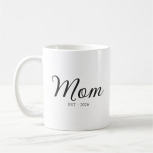 Tasse à café bicolore pour nouveau cadeau de maman