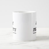 Tasse à café « Bien sûr, la taille compte » (Devant)