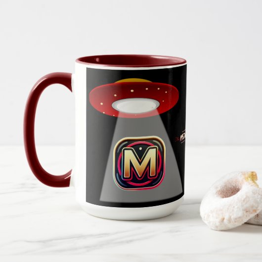 Tasse à café Black UFO (Avec donut)