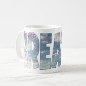 Tasse à café blanc classique "n'oubliez pas de PAS (Devant gauche)