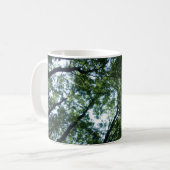Tasse à café blanche forêt (Devant gauche)