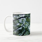 Tasse à café blanche forêt (Gauche)