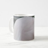 Tasse à café blanche Héron (Devant gauche)