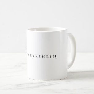 Tasse à café blanche Merkiheim Bindru minimal no