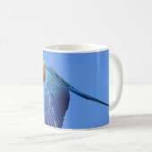 Tasse à café blanche perroquet (Devant droit)