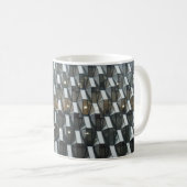 Tasse à café blanche Structure (Devant droit)