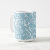 Tasse à café Bleu Botanique (Devant gauche)