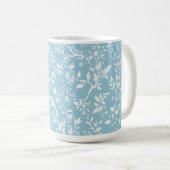 Tasse à café Bleu Botanique (Devant droit)