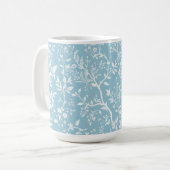 Tasse à café Bleu Botanique (Devant gauche)