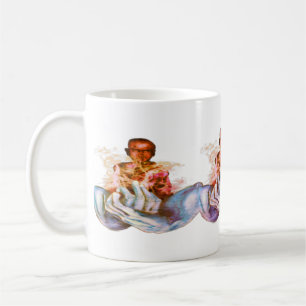 Tasse à café bleu esprit calme