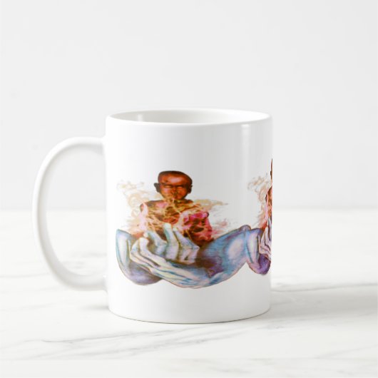 Tasse à café bleu esprit calme (Gauche)