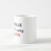 tasse à café bleu russe (Centre)