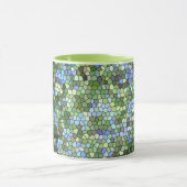 Tasse à café "Bleu, Vert et Violet" (Centre)