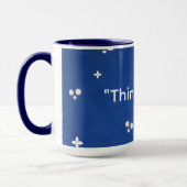Tasse à café bleue (Gauche)