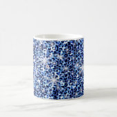 Tasse à café Blue Cheetah Sparkles (Centre)