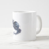 Tasse à café Blue Planet Cosmic Swirl | Ép Spatial (Devant droit)