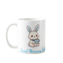 Tasse à café Bonjour Bobo Bunny - Mignon Kawaii