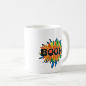 Tasse à café Boom Comic Pop Art Explosion (Devant droit)