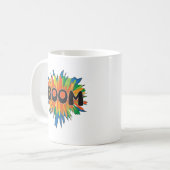 Tasse à café Boom Comic Pop Art Explosion (Devant gauche)