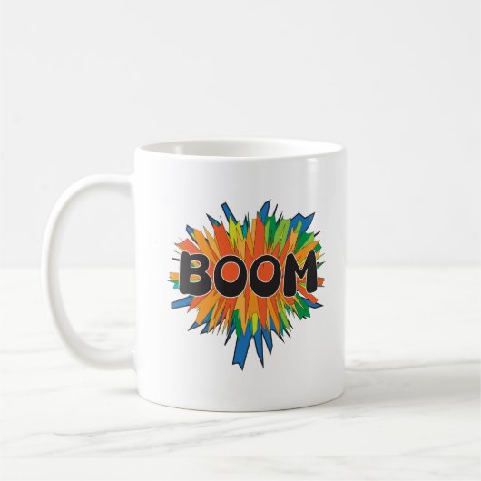 Tasse à café Boom Comic Pop Art Explosion (Gauche)