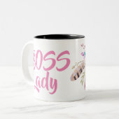 Tasse à café Boss Lady Mug – Fonte Rose (Devant gauche)