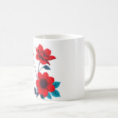 Tasse à café botanique audacieuse (Devant droit)