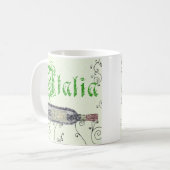 Tasse à café bouteille de vin italien (Devant gauche)