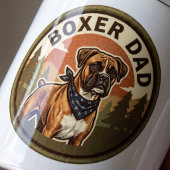 Tasse à café Boxer Papa | Cadeau pour papa de chie