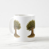 Tasse à café Branche d'Olivier | Style Méditerrané (Devant gauche)