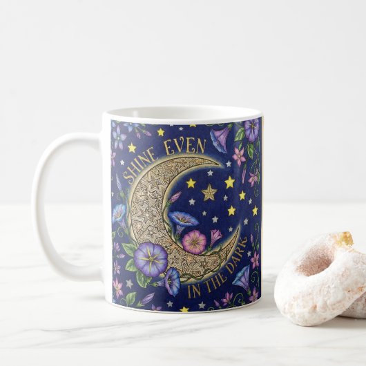 Tasse à café Brillez même dans le noir (Avec donut)