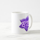 Tasse à café BTS Fleur Violette (Devant droit)