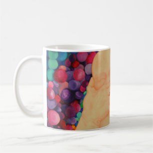 Tasse à café Bulles impression extra large