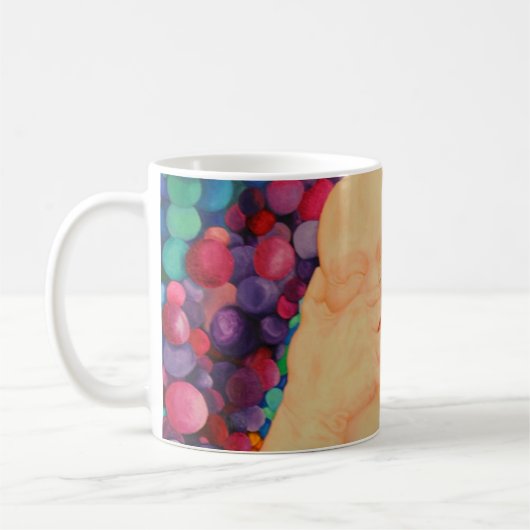 Tasse à café Bulles impression extra large (Gauche)