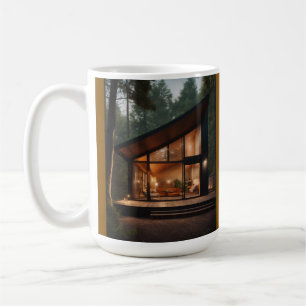 Tasse à café Cabane Cozy Forest – Maison en Verre