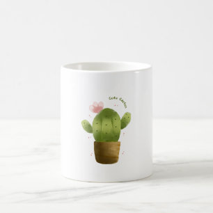Tasse à café Cactus Mignon « Ne touche pas à ça »