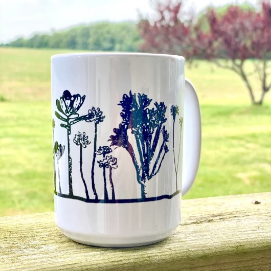 Tasse à café cactus minimaliste