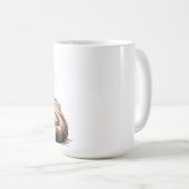 Tasse à café Caffeine First pour amateurs de chats (Devant droit)