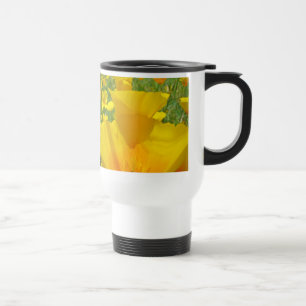 Tasse à café California Dreamin' Coquelicots orang
