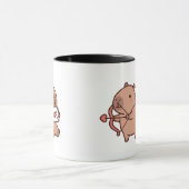 Tasse à café capybara kawaii (Centre)