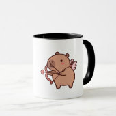 Tasse à café capybara kawaii (Devant droit)