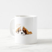 Tasse à café Cavalier King Charles Spaniel, Cadeau (Devant gauche)