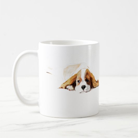 Tasse à café Cavalier King Charles Spaniel, Cadeau (Gauche)