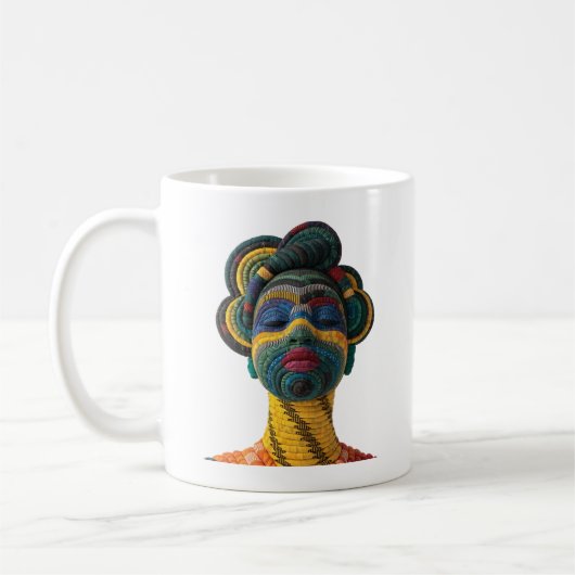 Tasse à café célébrant l'art des quiltieres (Gauche)
