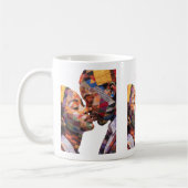 Tasse à café célébrant l'art du quilting (Gauche)